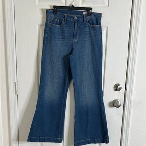 Jessica Simpson Women's Wide Leg High Rise Trouser Jeans size 12/31 NWOT